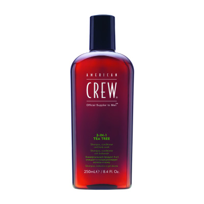 AMERICAN CREW TEA TREE 3-N-1 SHAMPOO CONDITIONER & BODY 