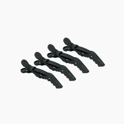 COLOR TRAK CROC CLIP 4PK #5404-BLACK