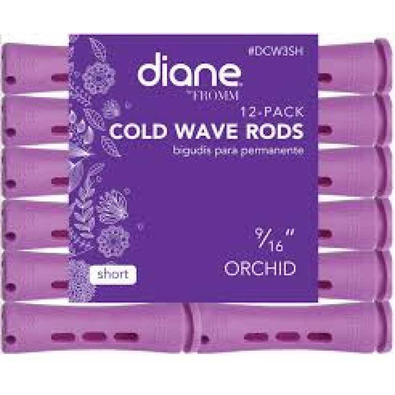 DIANE PERM RODS  ORCHID 9/16" 12PK