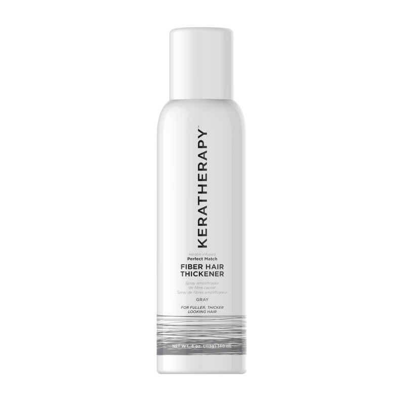 KERATHERAPY PERFECT MATCH FIBER HAIR THICKENER  GRAY