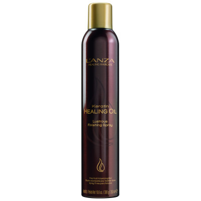 L'ANZA KERATIN OIL LUSTROUS HEALING FINISHING HAIRSPRAY  10OZ