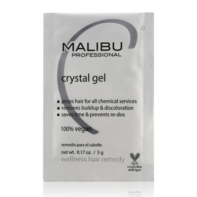 MALIBU C CRYSTAL GEL REMEDY FOIL PACKETTE .17OZ