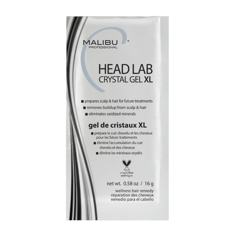 MALIBU C CRYSTAL GEL XL FOIL PACKETTE .58OZ