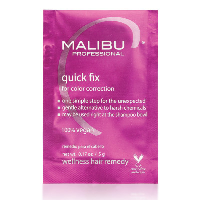 MALIBU C QUICK FIX WELLNESS REMEDY FOIL PACKETTE .17OZ