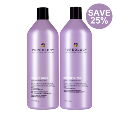 PUREOLOGY HYDRATE SHEER LITER DUO