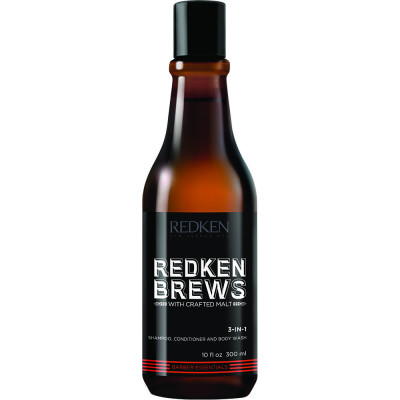 REDKEN BREW 3-N-1 SHAMPOO  10OZ