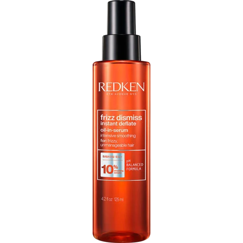 REDKEN FRIZZ DIMISS INSTANT DEFLATE OIL-IN-SERUM  4.2OZ