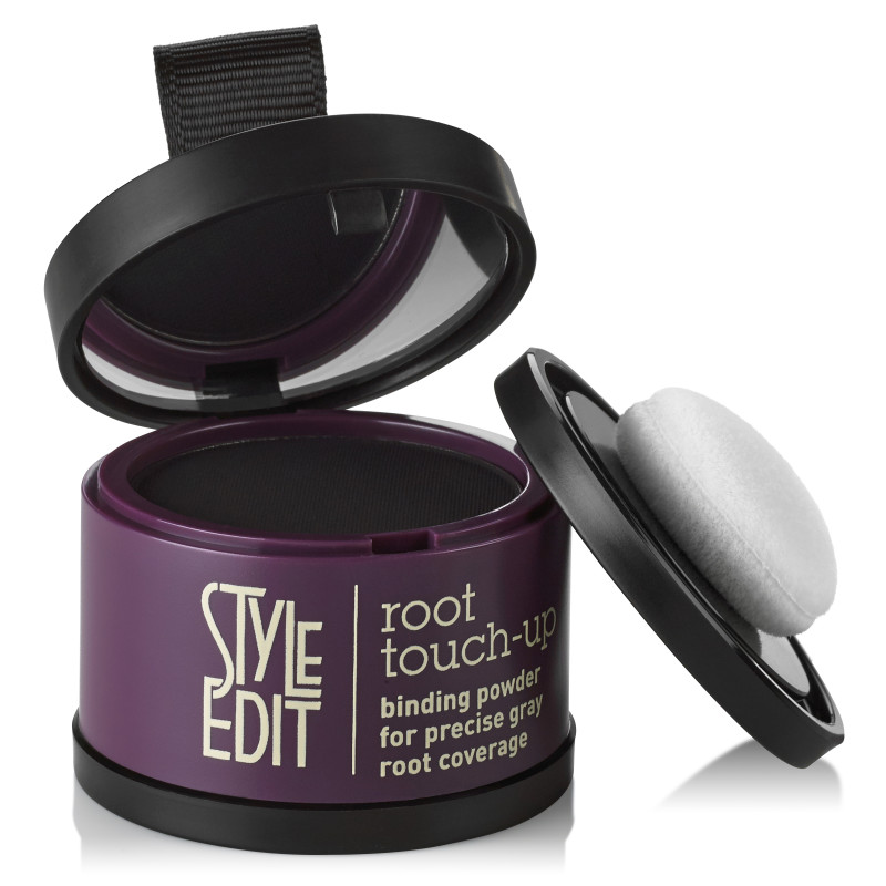 STYLE EDIT ROOT TOUCH UP POWDER COMPACT BLACK BLACK