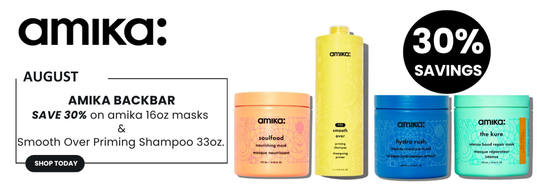 AMIKA MASKS AND TREATMENT PROMOS JULY 2024